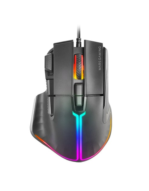 MARS GAMING RAT?N RGB,12800 DPI,ERGO REPOSAPU. - MMXT