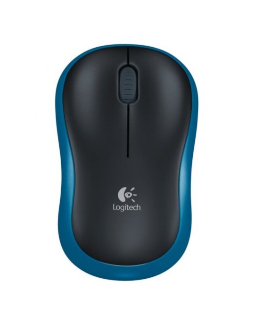 LOGITECH WIRELESS MOUSE M185 - RAT?N - INAL?MBRICO - 2.4 GHZ - RECEPTOR INAL?MBRICO USB - AZUL 