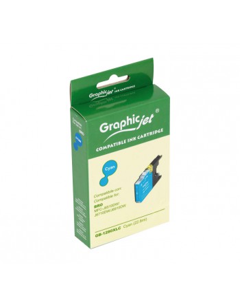 COMPATIBLE INKJET BROTHER GRAPHICJET LC1280XLC CYAN