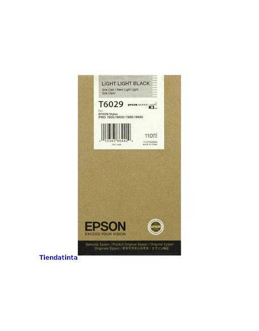 COMPATIBLE INKJET EPSON GRIS CLARO C13T603900