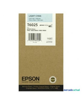 COMPATIBLE INKJET EPSON CYAN CLARO C13T603500