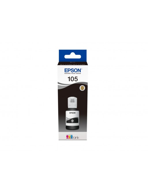 EPSON TINTA ORIGINAL ECOTANK 105 NEGRO C13T00Q140