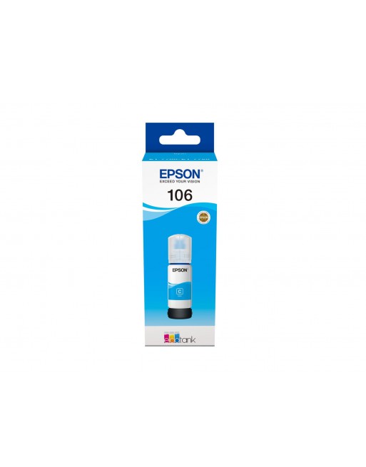 EPSON TINTA ORIGINAL ECOTANK 106 CIAN C13T00R240