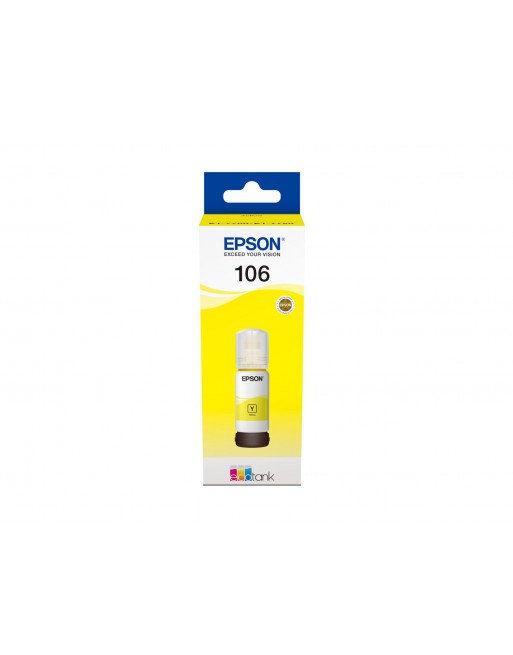 EPSON TINTA ORIGINAL ECOTANK 106 AMARILLO C13T00R440