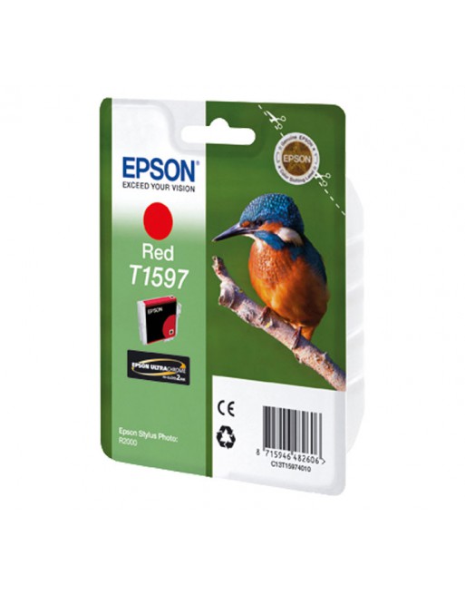 EPSON INKJET ORIGINAL ROJO 17ML C134010 - T1597