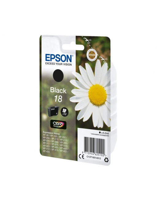 EPSON INKJET ORIGINAL NEGRO C13T180140 - T1801 / N?18