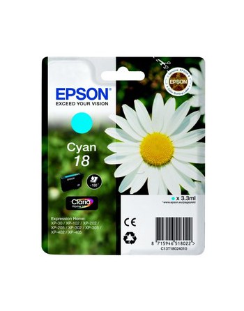 EPSON INKJET ORIGINAL CIAN C13T180240 - T1802 / N?18