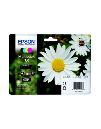 EPSON PACK INKJET ORIGINAL N?18 RNW - C13T18064010 / N.18