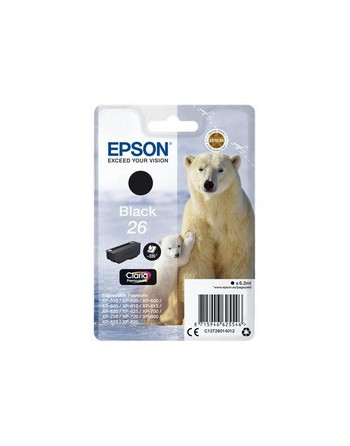 EPSON INKJET ORIGINAL NEGRO T26 220PAGENDA - T260140 / N?26