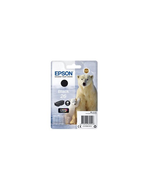 EPSON INKJET ORIGINAL NEGRO T26 220PAGENDA - T260140 / N?26