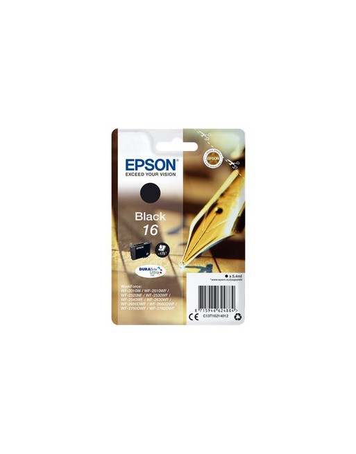 EPSON CARTUCHO INYECCION TINTA NEGRO C13T16214010 - C13T16214010 / C13T16214012 / N?16