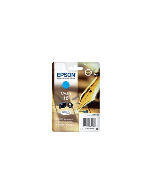 EPSON CARTUCHO INYECCION TINTA CIAN C13T16224010 - C13T16224010 / C13T16224012 / N?16