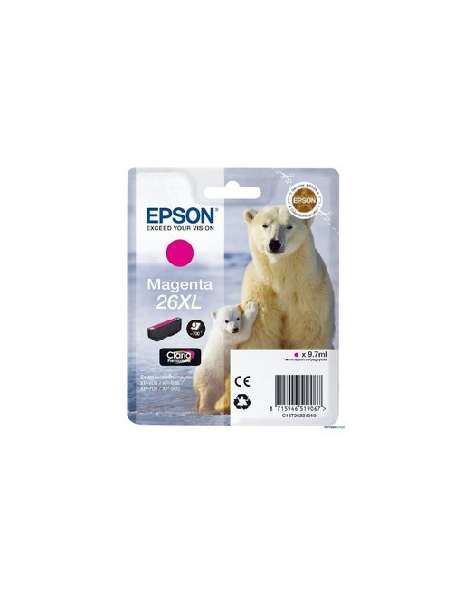 EPSON INKJET ORIGINAL C13T26334010 MAGENTA 700K - T26334010 / N?26XL