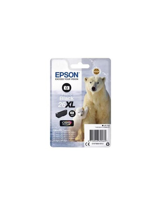 EPSON INKJET ORIGINAL C13T26314010 NEGRO FOTO 400K - T26314010 / N?26XL