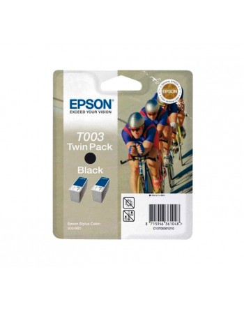 EPSON PACK 2 INKJET ORIGINAL NEGRO - C13T00301210