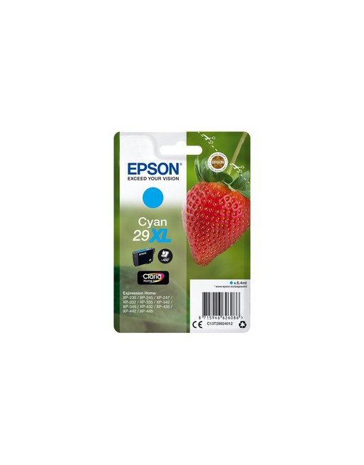 EPSON INKJET ORIGINAL C13T29924010 CYAN 450K - C13T29924010 / N?29XL