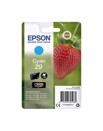 EPSON INKJET ORIGINAL C13T29824010 CYAN 180K - C13T29824010 / N?29