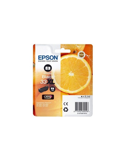 EPSON INKJET ORIGINAL C13T33614010 NEGRO FOTO 33XL - C13T33614010 / N?33XL