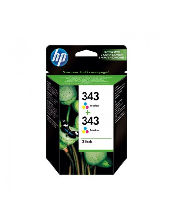 HP INKJET TRICOLOR ORIGINAL CB332EE. N?343X2 - CB332EE / N?343X2