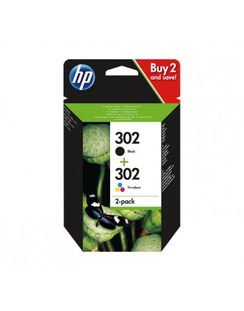 HP PACK INKJET ORIGINAL X4D37AE MULTICOLOR N?302 - X4D37AE / N?302