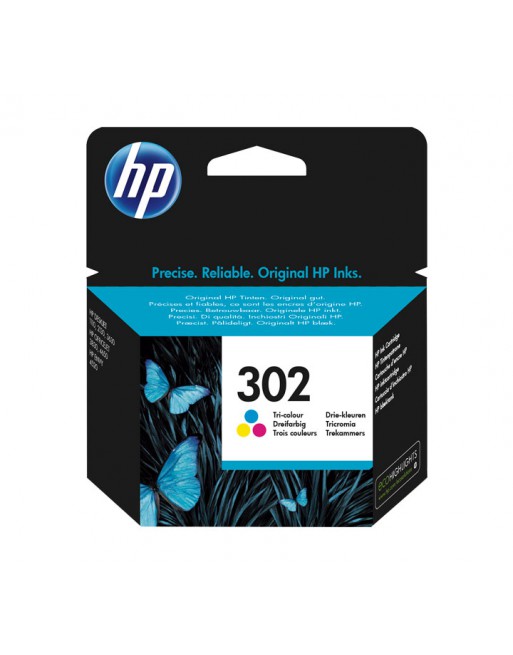 HP INKJET ORIGINAL F6U65AE TRICOLOR N?302 - F6U65AE / N?302