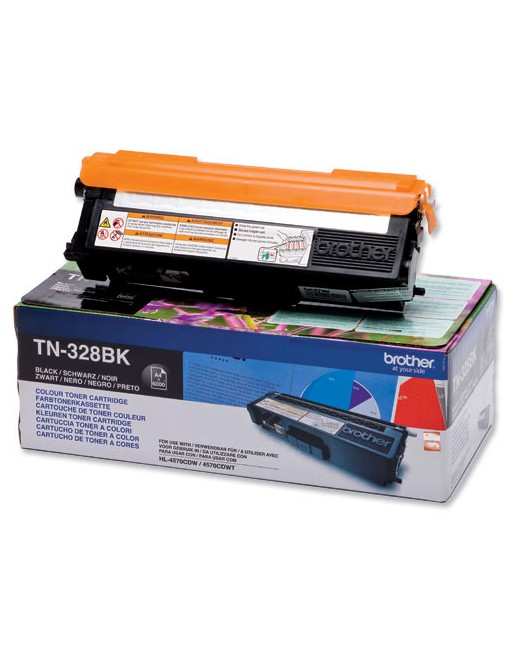 BROTHER TONER ORIGINAL NEGRO 6000K - TN328BK