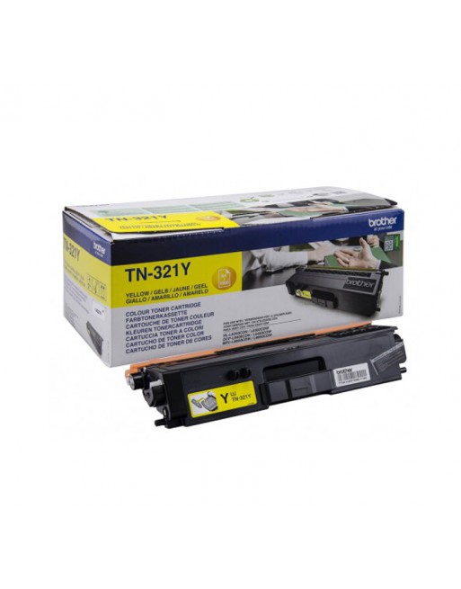 BROTHER TONER ORIGINAL TN321Y AMARILLO 1500K - TN-321Y / TN321Y