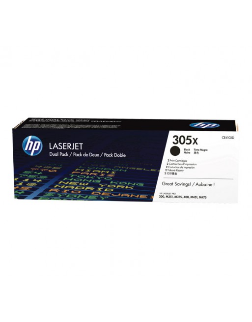 HP TONER ORIGINAL CE410XD NEGRO 4000K - CE410XD / N?305X