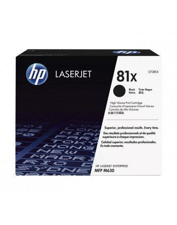 HP TONER ORIGINAL CF281X NEGRO N?81X 25000K - CF281X