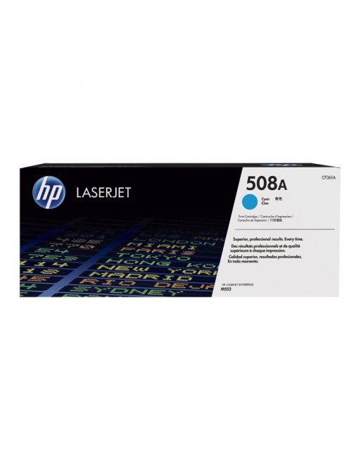 HP TONER ORIGINAL CF361A CYAN 508A 5000K - CF361A / N?508A