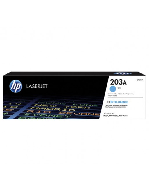 HP TONER ORIGINAL CF541A CYAN N?203A - CF541A, N?203A