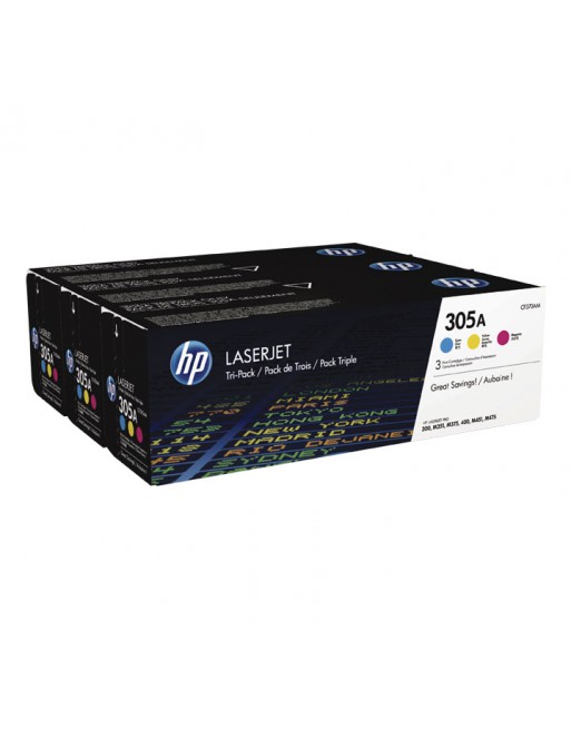 HP TONER ORIGINAL CF370AM MULTICOLOR N?305A - CF370AM / N?305A