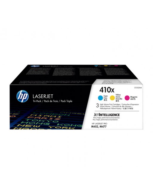 HP PACK 3 TONER ORIGINAL 3 COLOR 410X - CF252XM / N?410X