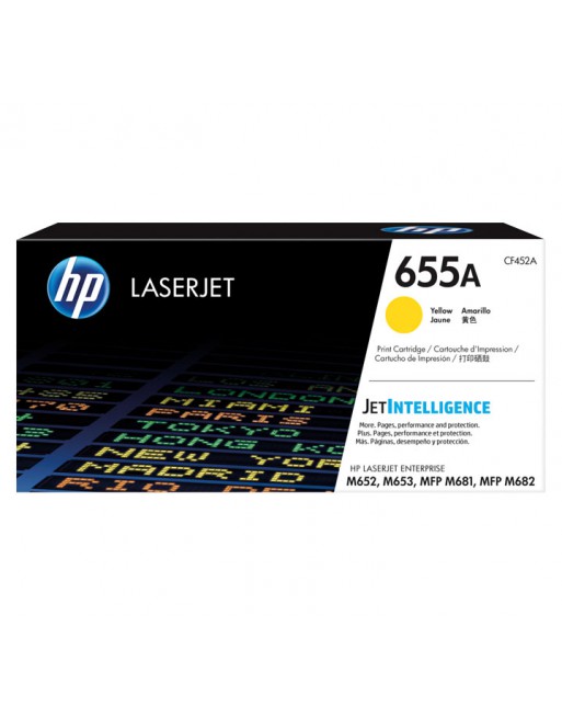 HP TONER ORIGINAL CF452A AMARILLO N?655A 10500K - CF452A / N?655A