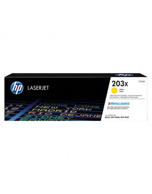 HP TONER ORIGINAL CF542X AMARILLO N?203X - CF542X / N?203X