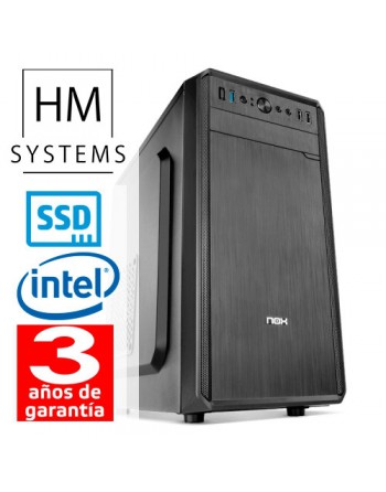 HM SYSTEM SIROCO GOLD C6 - MINITORRE MT - 12? GEN - INTEL PENTIUM GOLD G7400 - 8GB - 250GB SSD M.2 - USB 3.0 - 4 A?OS GARANT?A -