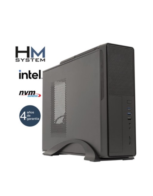 HM SYSTEM ABREGO C8+ - SOBREMESA SFF - 12? GEN - INTEL CORE I3 12100 - 8GB DDR4 - 500GB NVME - USB 3.0 - 4 A?OS GARANT?A - 30 D?