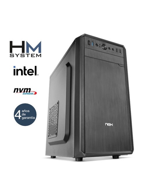 HM SYSTEM ABREGO C9+ - MINITORRE MT - 13? GEN - INTEL CORE I3 13100 - 8GB DDR4 - 250GB SSD M.2 NVME - 4 A?OS GARANT?A - 30 D?AS 