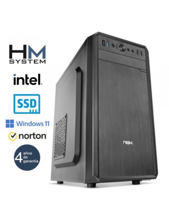 HM SYSTEM SOLANO C8+ - MINITORRE MT - 12? GEN - INTEL CORE I5 12400 - 16GB DDR4 - 1TB SSD M.2 NVME - USB 3.0 - 4 A?OS GARANT?A -