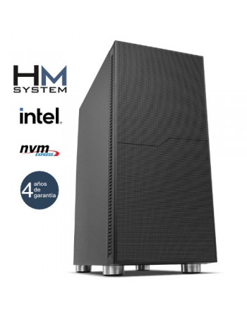 HM SOLANO C8+ SILENT - TORRE ATX - 12? GEN - INTEL CORE I5 12400 -  16GB DDR4 - 500GB SSD M.2 NVME - SILENCIOSA - USB 3.0 - 4 A?