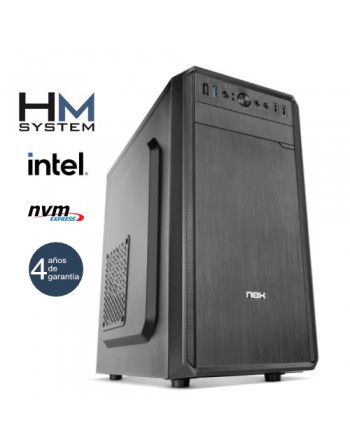HM ABREGO C8+ - MINITORRE MT - 12? GEN - INTEL CORE I3 12100 - 8GB DDR4 - 250 GB NVME - GRABADORA - USB 3.0