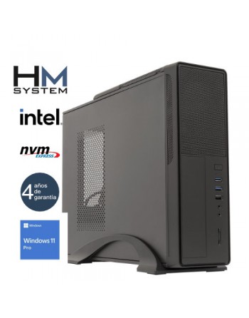 HM SYSTEM SOLANO C8+ - SOBREMESA SFF - 12? GEN - INTEL CORE I5 12400 - 16GB DDR4 - 500GB SSD M.2 NVME - 300W 85% -  USB 3.0 - WI