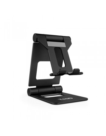 TOOQ -SOPORTE DE SOBREMESA AJUSTABLE PARA TELEFONO / TABLET HASTA 10 PULGADAS - NEGRO