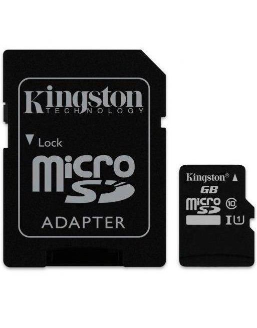 KINGSTON TARJETA DE MEMORIA MICRO SDHC CANVAS SELECT 64GB CON ADAPTADOR SDCS2/64GB