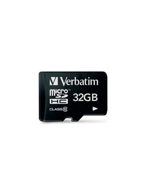 VERBATIM MICRO SDHC 32GB CLASE 10 44013