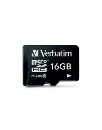 VERBATIM TARJETA MICRO SDHC 16GB CLASE 10 44010