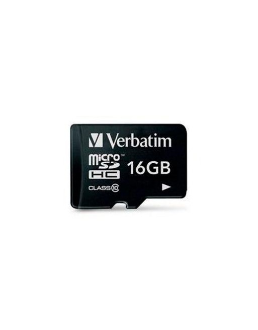 VERBATIM TARJETA MICRO SDHC 16GB CLASE 10 44010