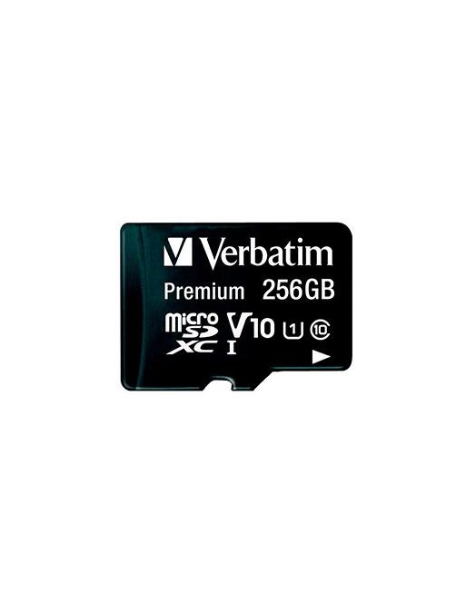 VERBATIM MICRO SDXC PREMIUM 256GB CLASE 10 CON ADAPTADOR 44087