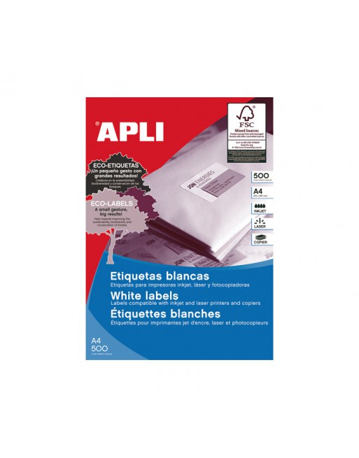 APLI 500H ETIQUETA BLANCA 105X40MM ILC - 1786