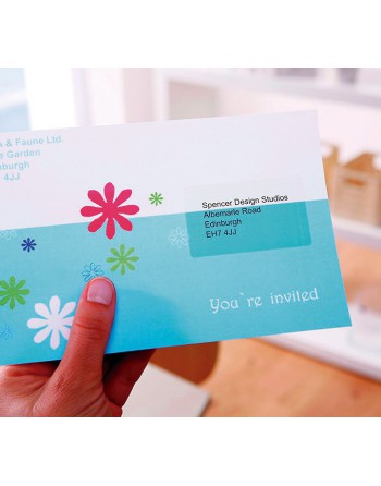 AVERY 25 HOJAS DE ETIQUETAS 99.1X33.9 TRANSPARENTE - L7562-25